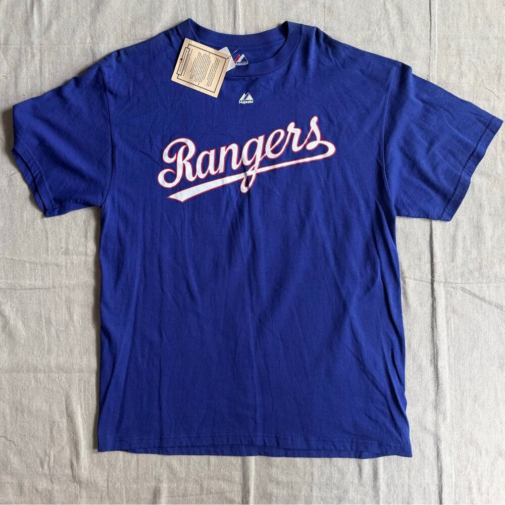 Vintage Majestic Nolan Ryan Texas Rangers Cooperstown Collection T Shirt Men's L